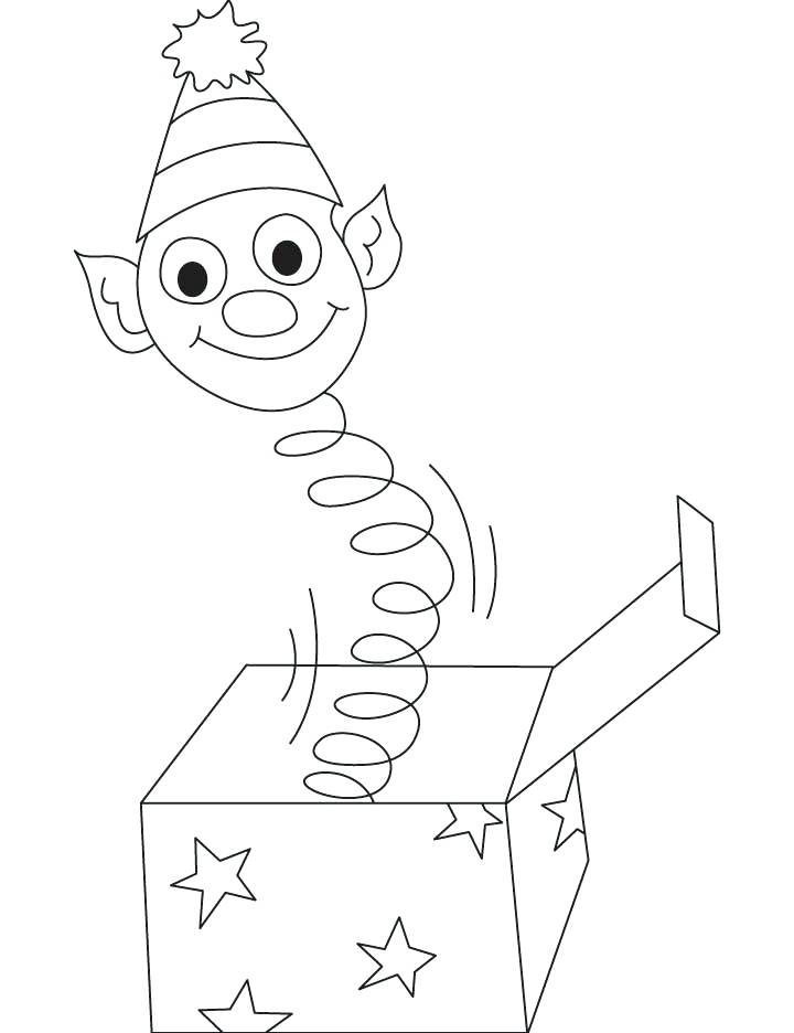 720x936 Box Coloring Page Jack In The Box Coloring Pages Christmas Box