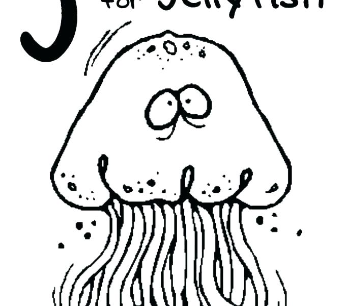 678x600 Jellyfish Coloring Pages Cartoon Jellyfish Coloring Pages Page