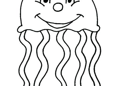 440x330 Jellyfish Coloring Pages Free Of Cute Jelly Fish Page Printable