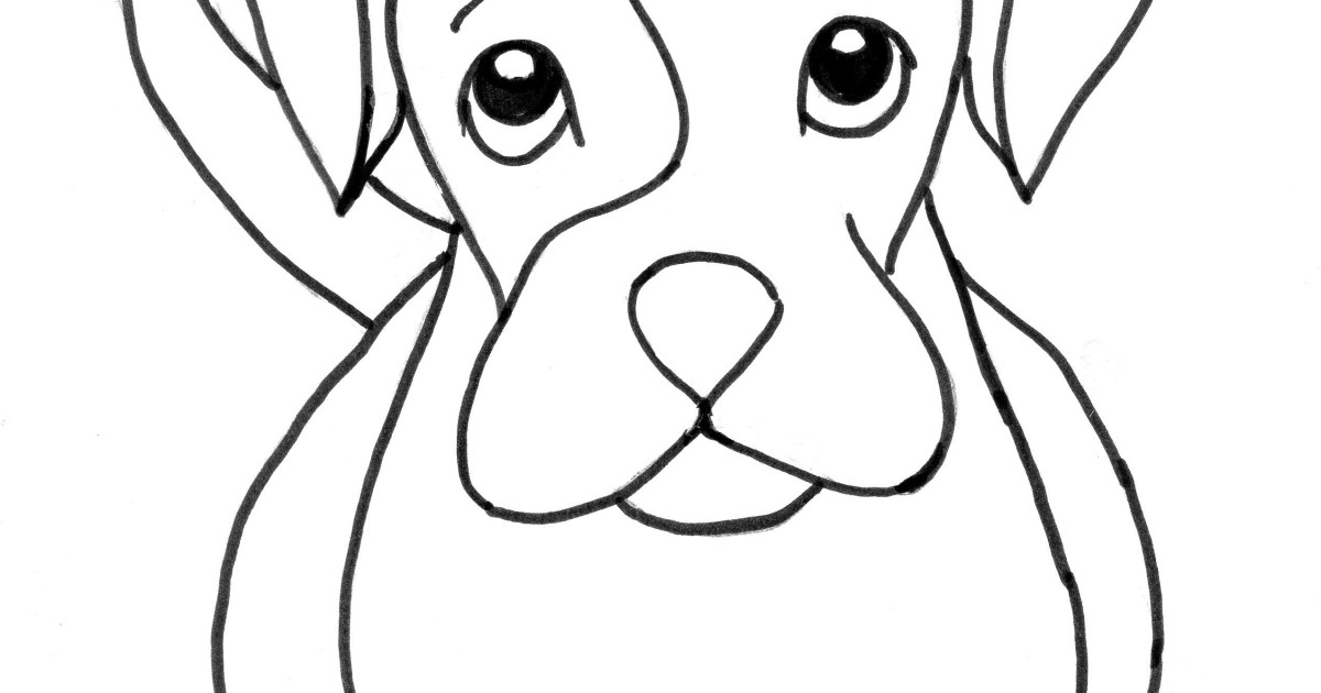 1200x630 Boxer Puppy Coloring Page