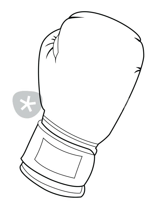 629x800 Boxing Gloves Coloring Page