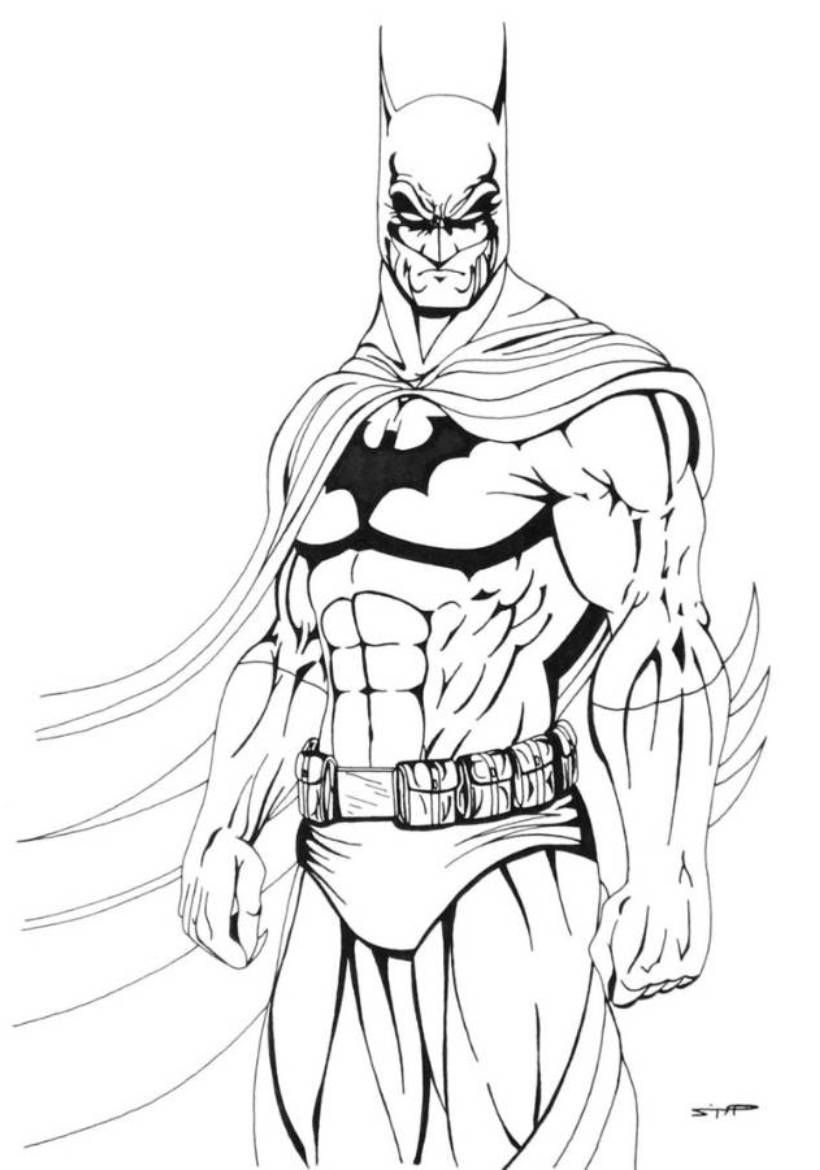 820x1170 Download And Print Cool Batman Coloring Pages Don't Go Over