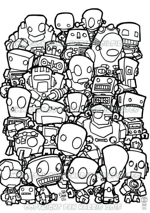 570x806 Robot Coloring Pages Pdf Robot Coloring Pages Robot Coloring Pages