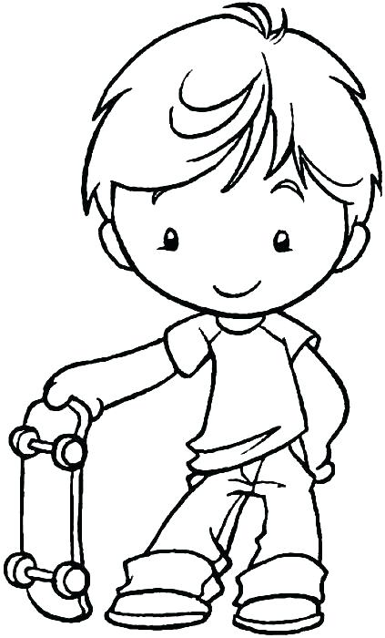 423x700 Boys Coloring Pages Coloring Pages Boy Boy Coloring Page Best