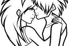 220x150 Stunning Inspiration Ideas Emo Coloring Pages To Print Girl Anime