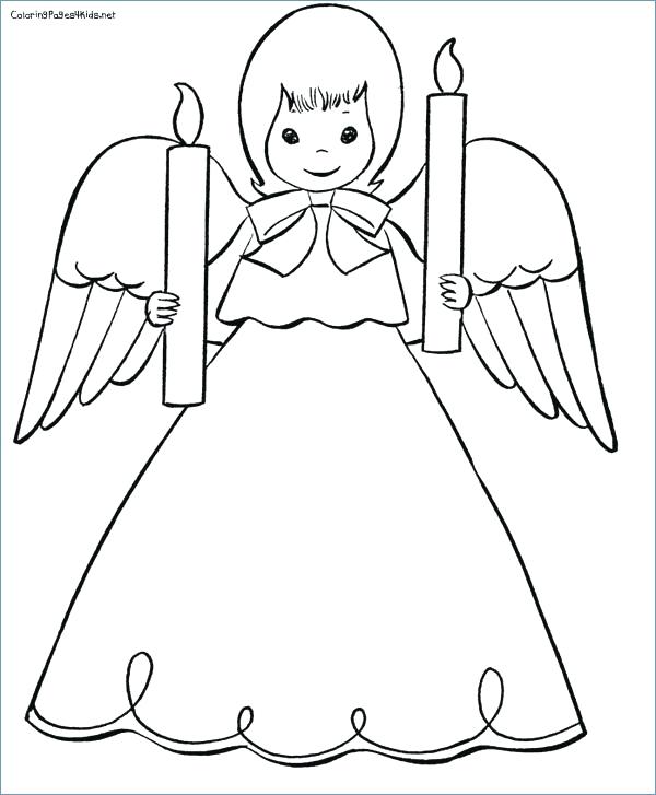 600x727 Christmas Angel Coloring Page Pics Of Beautiful Angel Coloring