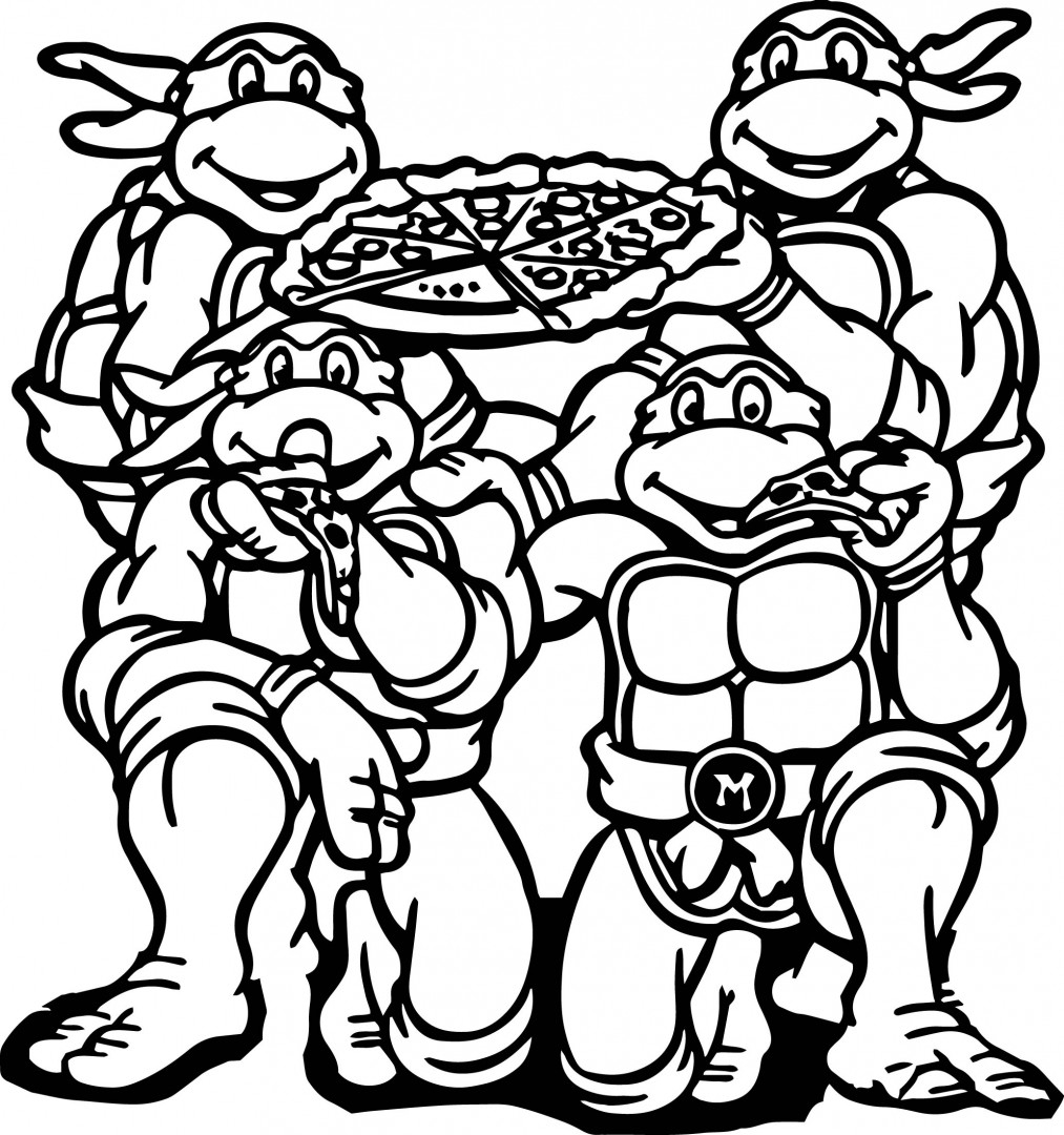 1013x1080 Fresh Ninja Turtles Cartoon Coloring Pages Collection Printable
