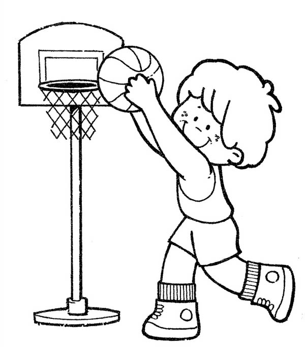 600x681 Printable Boy Coloring Pages Me With Little Kid Design