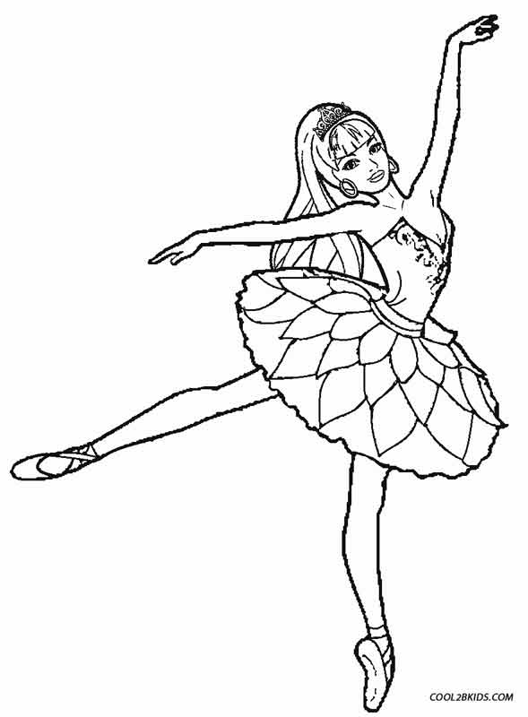 589x800 Nobby Design Ideas Ballet Coloring Pages To Print For Kids