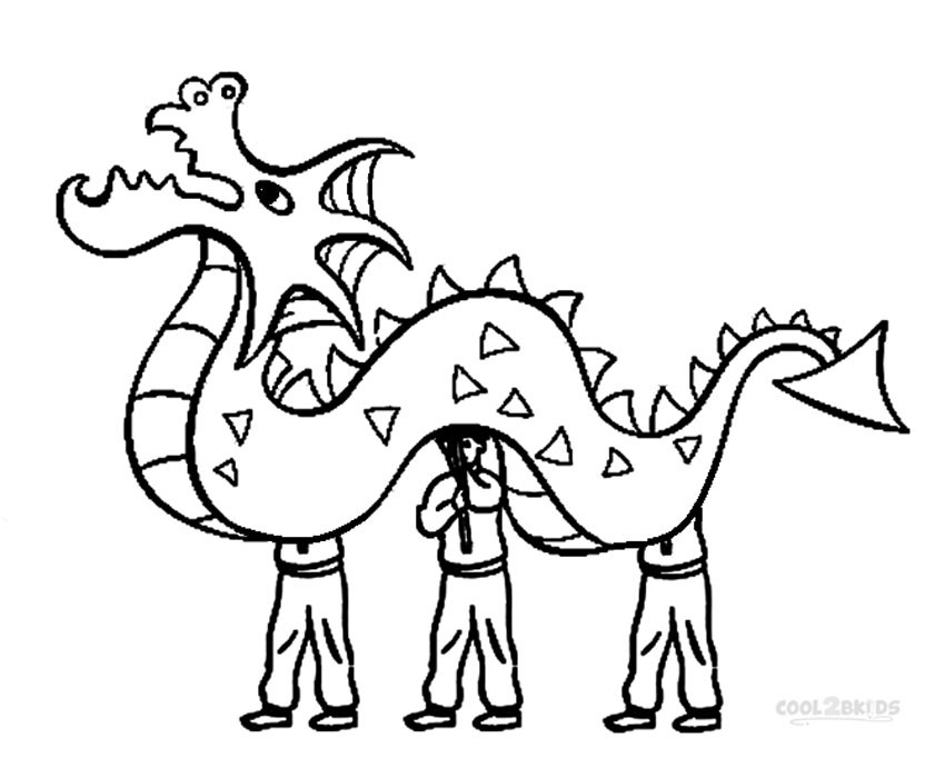 850x700 Printable Chinese New Year Coloring Pages For Kids