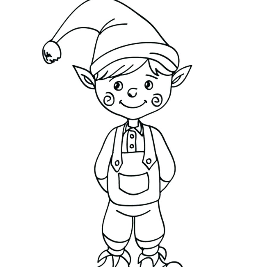 852x900 Elf On The Shelf Coloring Pages Elves Coloring Pages Elves