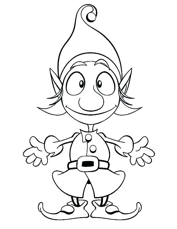 600x775 Girl Elf The Shelf Coloring Sheets Printable Coloring Elf