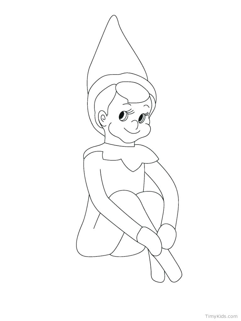767x1024 Elf On The Shelf Coloring Sheets