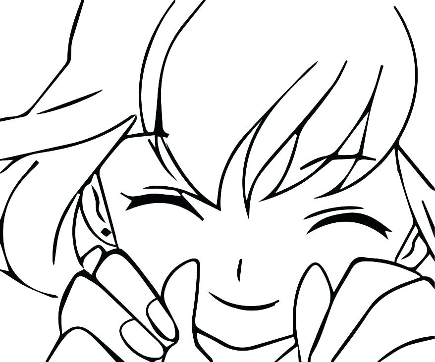 878x731 Coloring Page Face Girl Face Coloring Page Home Coloring Page Face