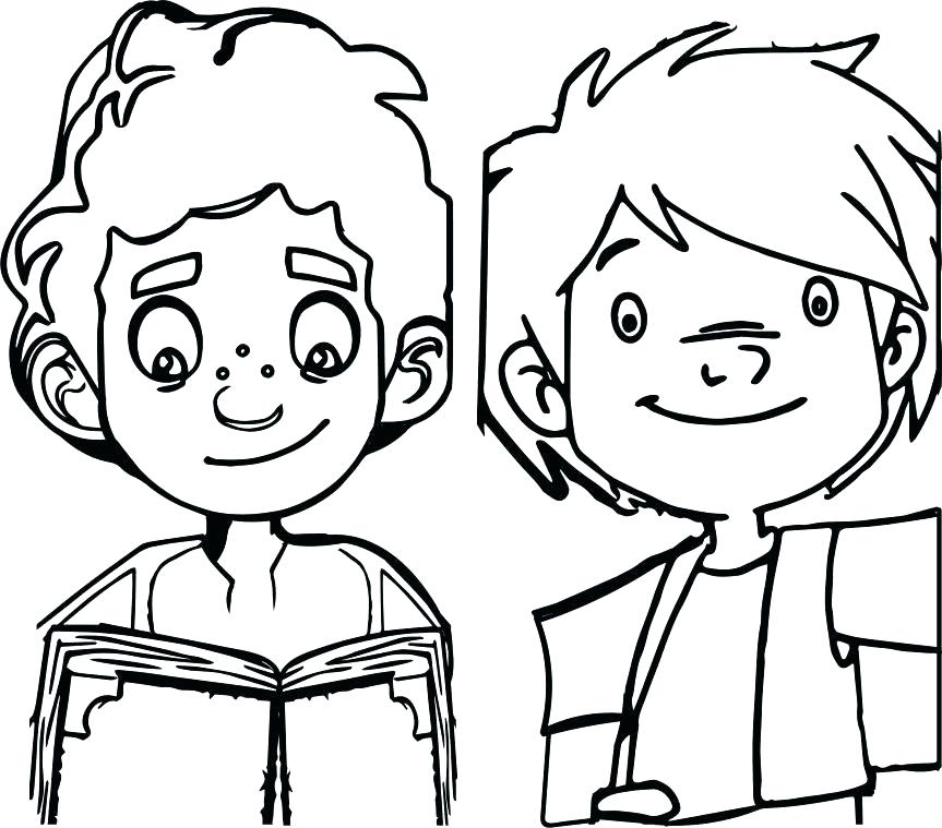 863x759 Two Face Coloring Pages Coloring Pages The Little Knight Two Boy