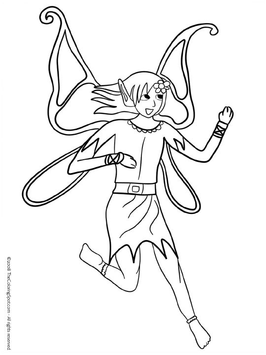 540x720 Fairy Audio Stories For Kids Free Coloring Pages From Light