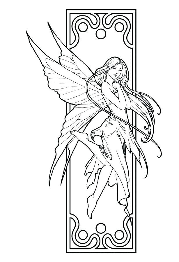 615x900 Fairy Coloring Pages Printable Love Princess Fairy Coloring Pages