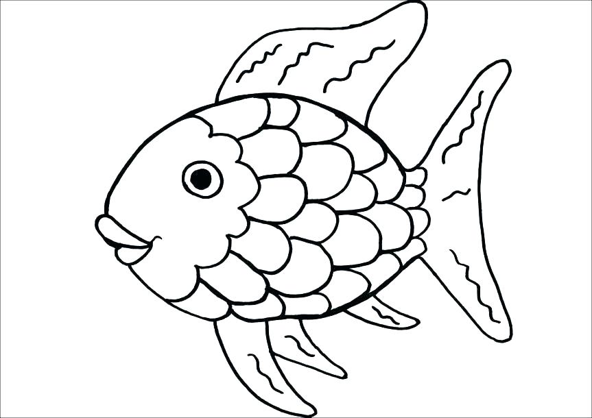 863x610 Free Coloring Pages Fish Coloring Picture Of A Fish Fish Coloring