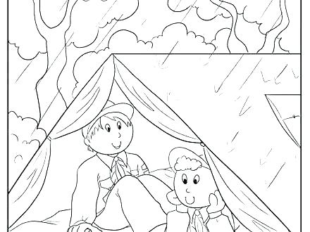 440x330 Boy Scout Coloring Pages Boy Scout Printable Coloring Pages