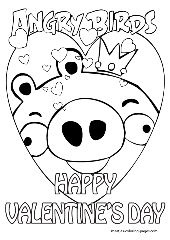595x842 Valentine Coloring Pages For Boys Valentine's Day Info