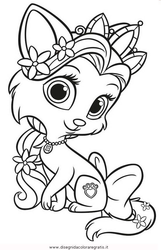 553x860 Princess Palace Pets Coloring Pages