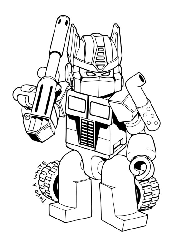 600x788 Shining Transformers Coloring Pages To Print Optimus Prime