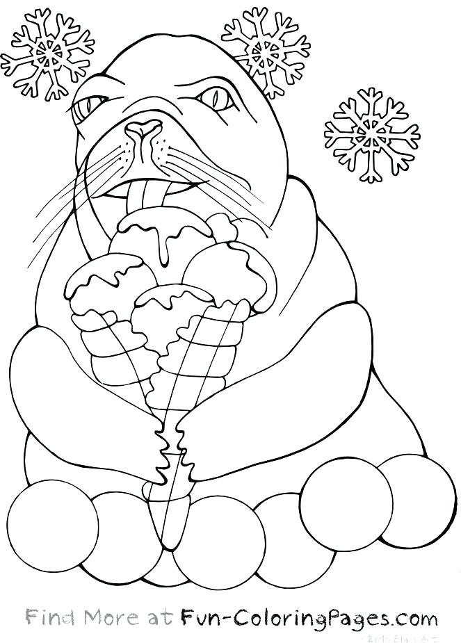 663x925 Sea Otter Coloring Page
