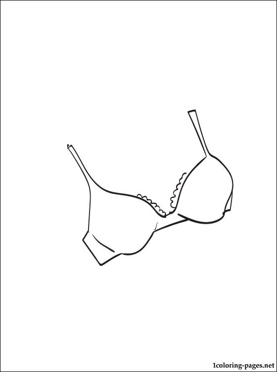 560x750 Bra Coloring Page To Print Coloring Pages