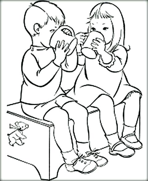 480x586 Friend Coloring Pages Back To Post Friendship Coloring Pages