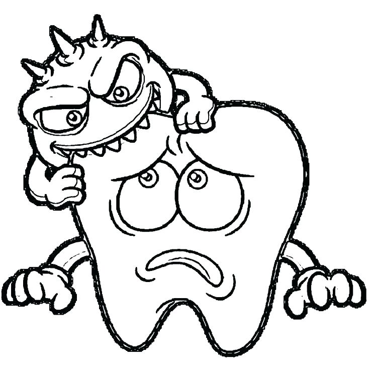 736x736 Coloring Pages Of Teeth Dental Health Brush Your Teeth For Your