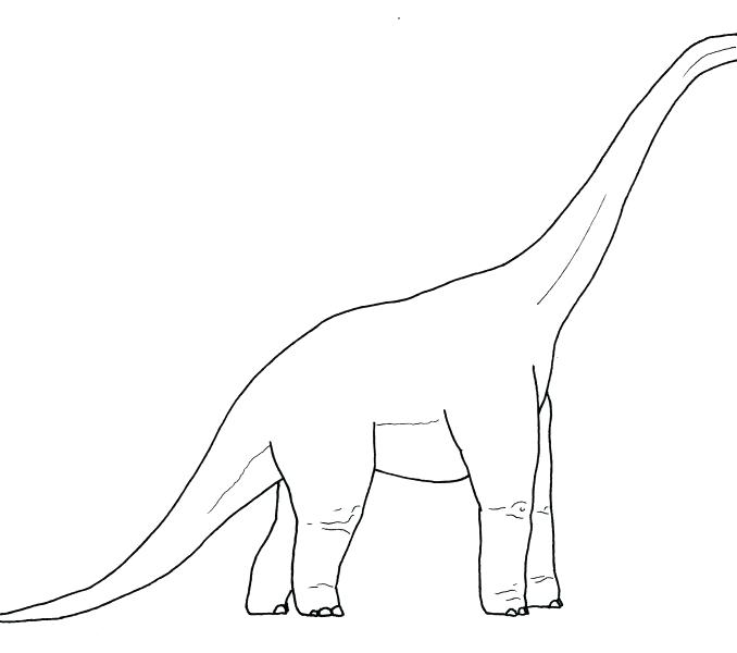 678x600 Brachiosaurus Coloring Page Baby Dinosaur Coloring Pages Free