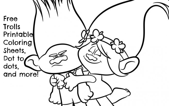 Branch Trolls Coloring Page at GetDrawings | Free download