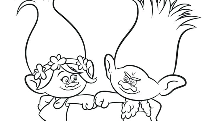 728x409 Poppy Troll Coloring Page Icontent