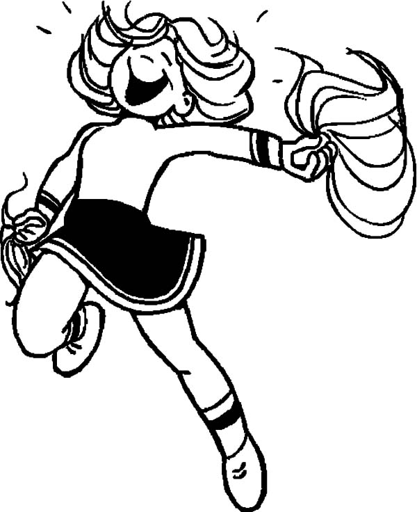 600x736 Bratz Cheerleader Coloring Pages Best Place To Color