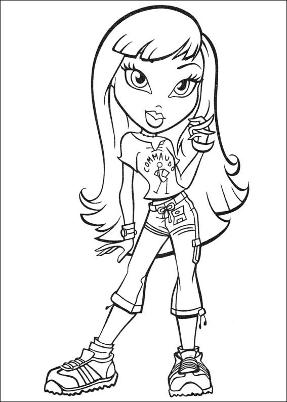 567x794 Bratz Fashion Pixiez Coloring Pages Bratz Coloring Pages