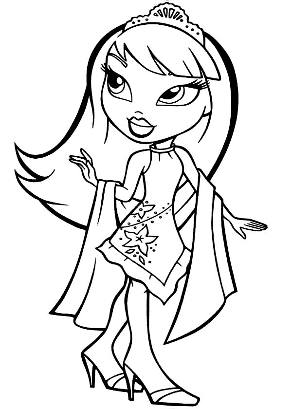 600x840 Interesting Inspiration Bratz Coloring Pages Games Yasmin Jasmine