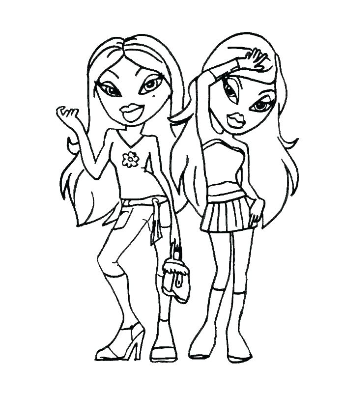 700x800 Bratz Coloring Pages Coloring Pages Coloring Book Together