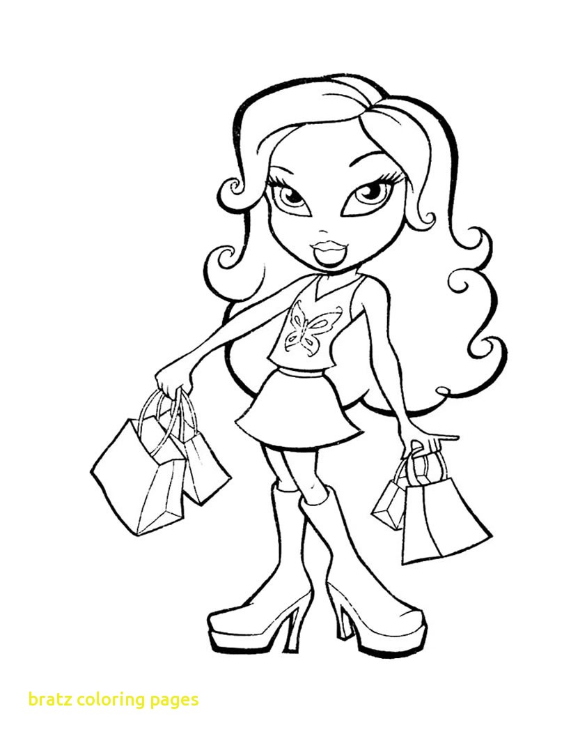 820x1060 Bratz Coloring Pages With Bratz Coloring Pages Online Toy Dolls