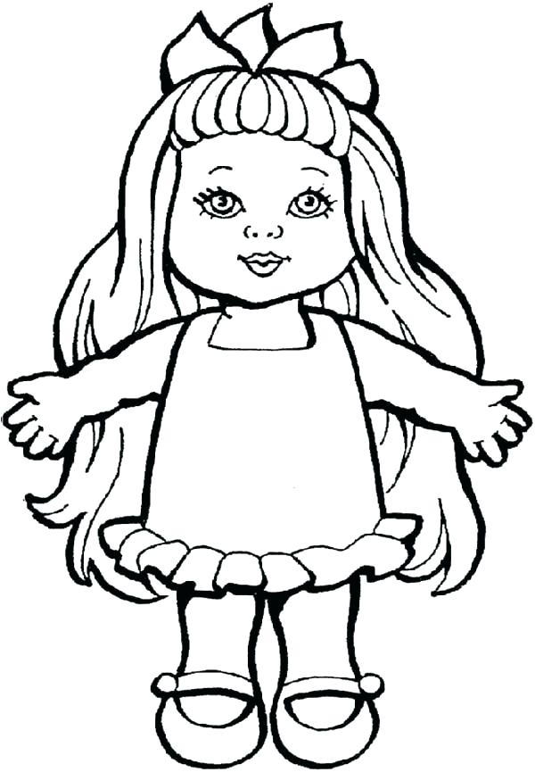 600x865 Bratz Dolls Coloring Pages Doll Colouring Pages Smiling Toys