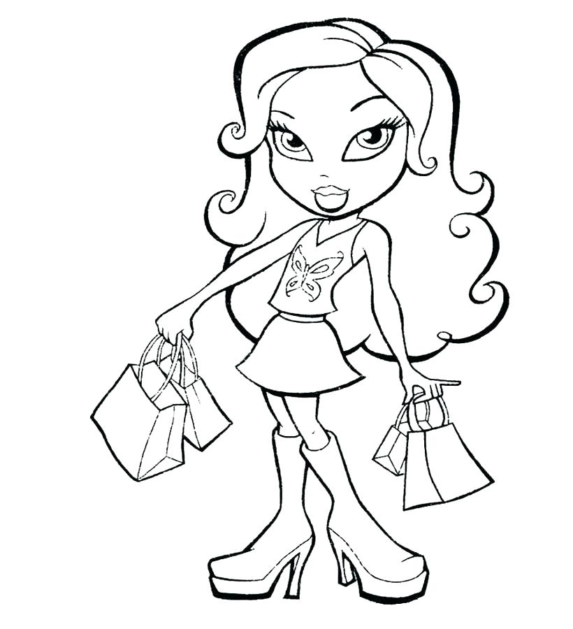 820x900 Bratz Dolls Coloring Pages Dolls Coloring Pages Dolls Coloring