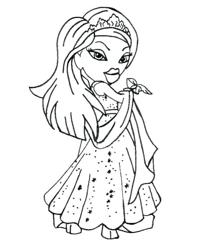 700x800 Bratz Kidz Coloring Pages Coloring Book Coloring Book Coloring