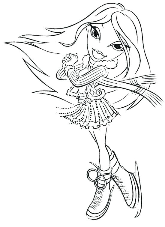 550x757 Bratz Kidz Coloring Pages Coloring Pages Bratz Kidz Fairy Tales