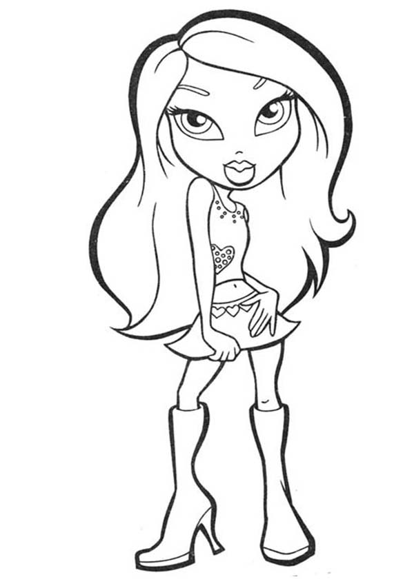 Bratz Kidz Coloring Pages at GetDrawings | Free download