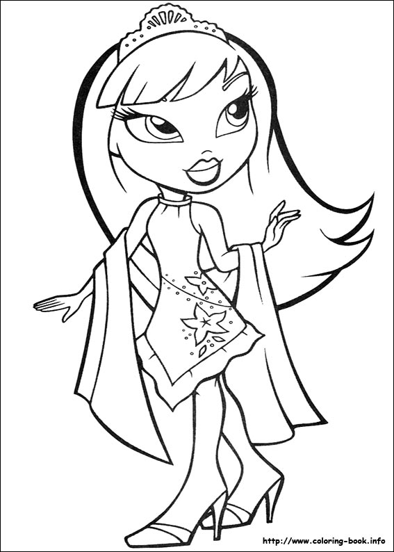567x794 Bratz Coloring Pages On Coloring Book Bratz Kidz Coloring Pages