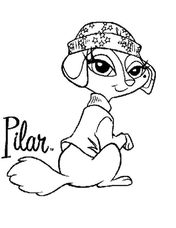 612x792 Bratz Petz Coloring Pages
