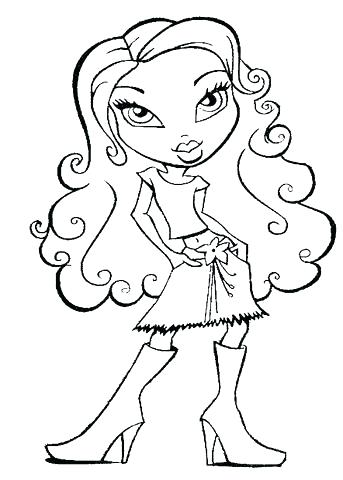 343x480 Coloring Pages Bratz Coloring Picture Bratzillaz Coloring Pages