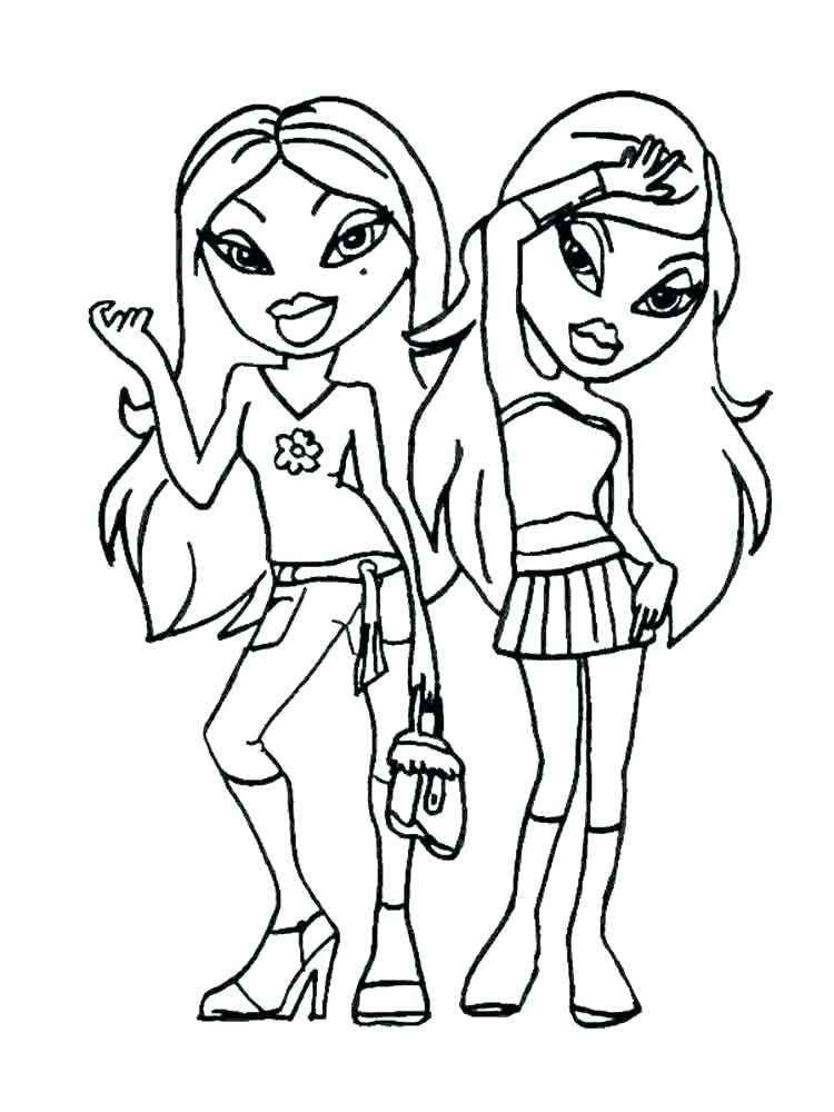 750x1000 Coloring Pages Bratz Dolls Coloring Pages Bratz Petz Coloring