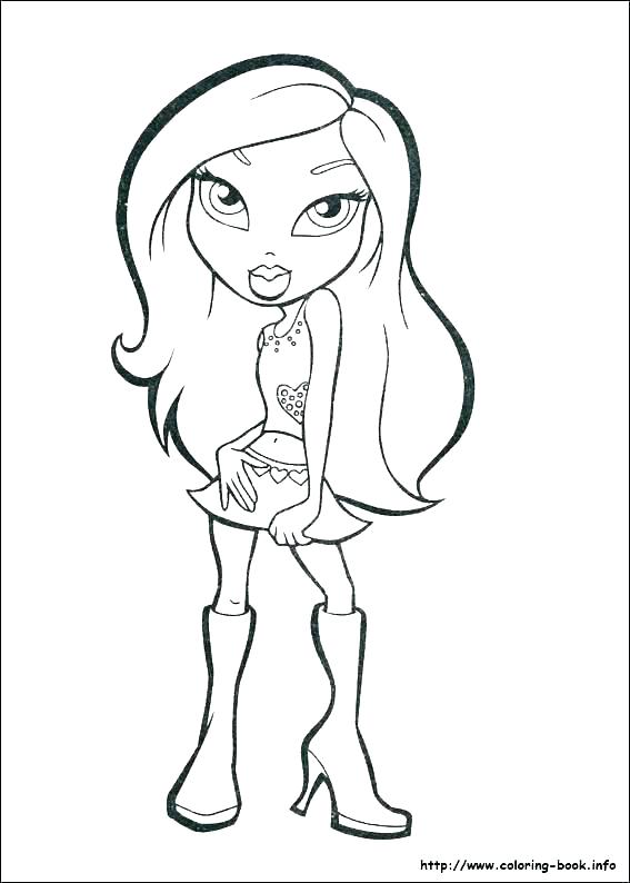 567x794 Coloring Pages Bratz Last Updated Bratz Coloring Pages Games