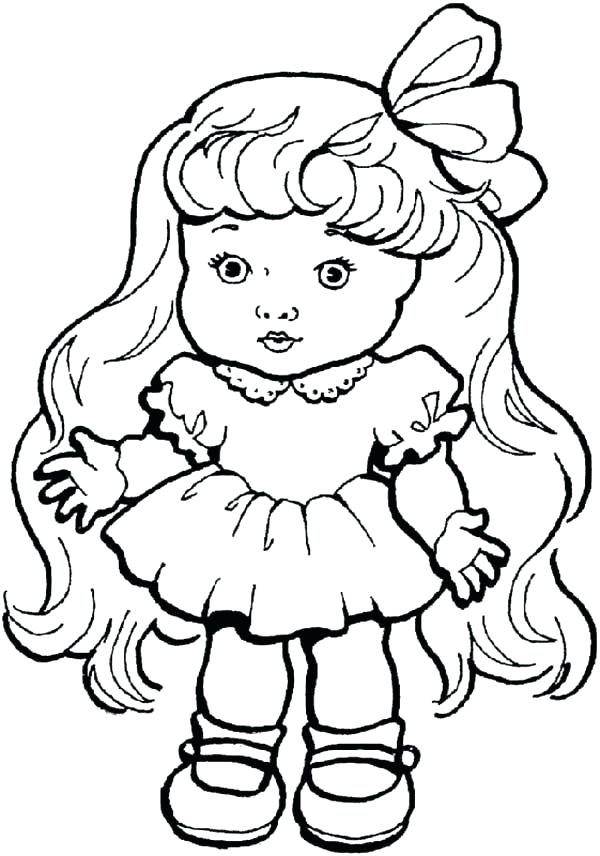 600x856 Bratz Printable Coloring Pages Doll Coloring Pages Printable Paper