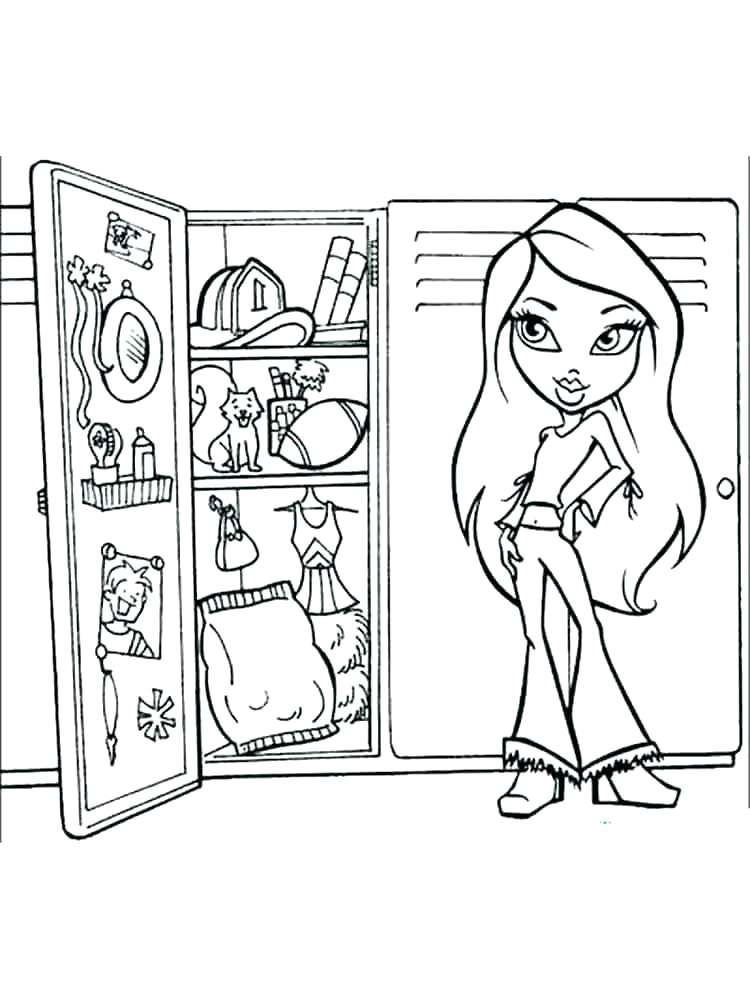750x1000 Bratz Coloring Pages To Print